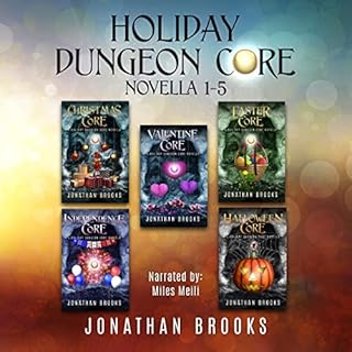 Holiday Dungeon Core: Novella 1-5 Audiolibro Por Jonathan Brooks arte de portada