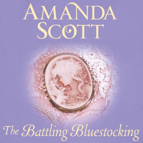 The Battling Bluestocking Audiolivro Por Amanda Scott capa