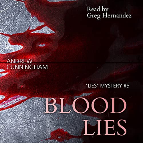 Diseño de la portada del título Blood Lies