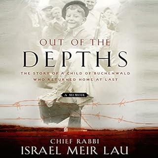 Out of the Depths Audiolibro Por Rabbi Israel Meir Lau arte de portada