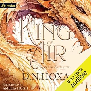 King of Air Audiolibro Por D.N. Hoxa arte de portada