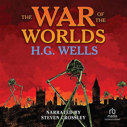 Diseño de la portada del título The War of the Worlds