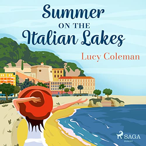 Diseño de la portada del título Summer on the Italian Lakes