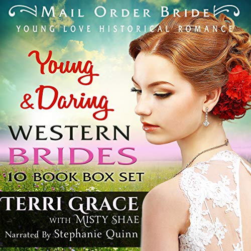 Young & Daring Western Brides 10 Book Box Set Audiolibro Por Terri Grace, Misty Shae arte de portada