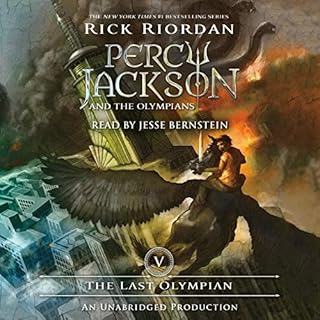 The Last Olympian Audiobook By Rick Riordan cover art