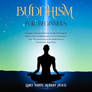 Buddhism for Beginners Audiobook By Emily Write, Robert Peace cover art