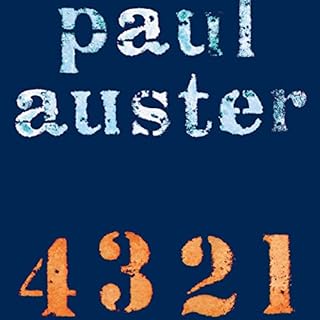 4 3 2 1 [Danish Edition] Audiolibro Por Paul Auster arte de portada