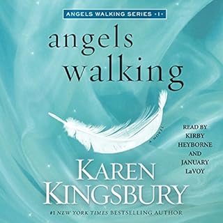 Angels Walking Audiolibro Por Karen Kingsbury arte de portada