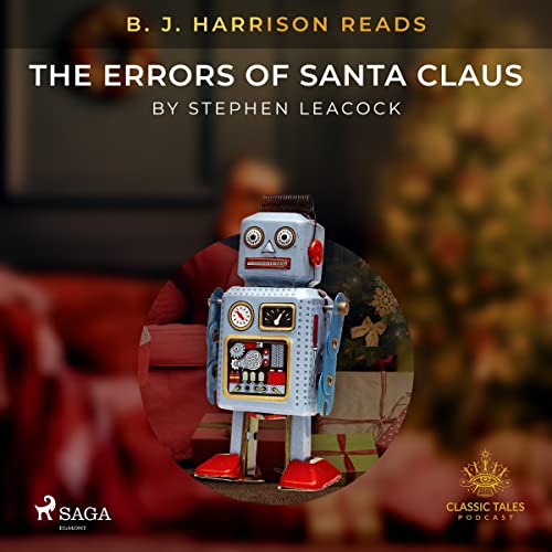 B. J. Harrison Reads The Errors of Santa Claus Audiolibro Por Stephen Leacock arte de portada