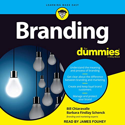 Diseño de la portada del título Branding for Dummies, 2nd Edition