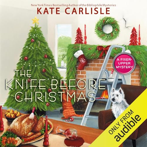 The Knife Before Christmas Audiolibro Por Kate Carlisle arte de portada