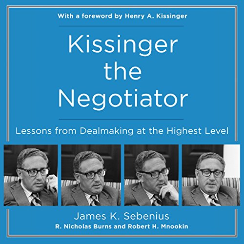 Page de couverture de Kissinger the Negotiator