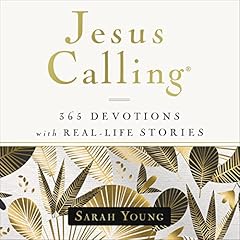 Jesus Calling, 365 Devotions with Real-Life Stories, with Full Scriptures cover art