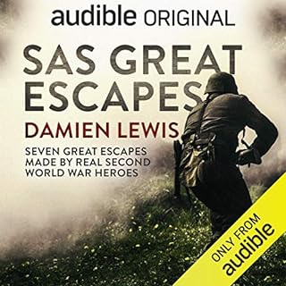 SAS Great Escapes Audiolibro Por Damien Lewis arte de portada