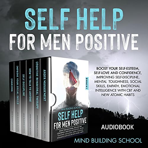 Self Help for Men Positive Audiobook By Mind Building School cover art