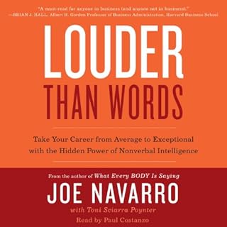 Louder Than Words Audiobook By Joe Navarro, Toni Sciarra Poynter cover art