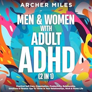 Men & Women with Adult ADHD (2 in 1) Audiobook By Archer Miles cover art