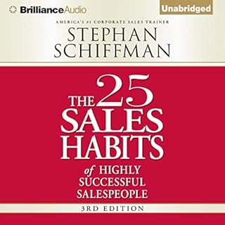 The 25 Sales Habits of Highly Successful Salespeople Audiolibro Por Stephan Schiffman arte de portada