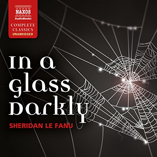 Diseño de la portada del título In a Glass Darkly