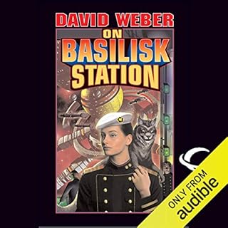 On Basilisk Station Audiolibro Por David Weber arte de portada