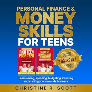 Personal Finance and Money Skills for Teens (2 Books in 1) Audiolibro Por Christine R. Scott arte de portada