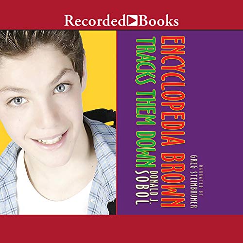 Encyclopedia Brown Tracks Them Down cover art