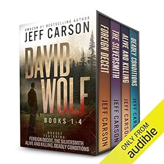 The David Wolf Mystery Thriller Series: Books 1-4 Audiolibro Por Jeff Carson arte de portada