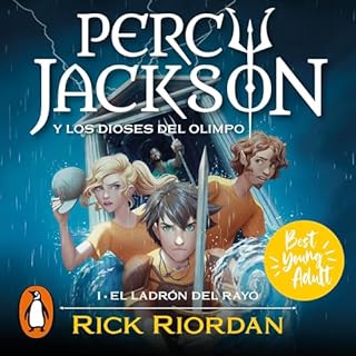 El ladrón del rayo [The Lightning Thief] Audiolibro Por Rick Riordan arte de portada