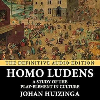 Homo Ludens Audiolibro Por Johan Huizinga arte de portada