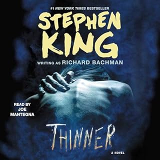 Thinner Audiolibro Por Stephen King arte de portada