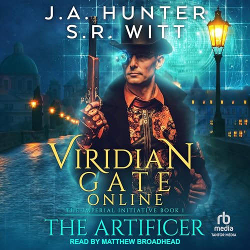 Diseño de la portada del título Viridian Gate Online: The Artificer