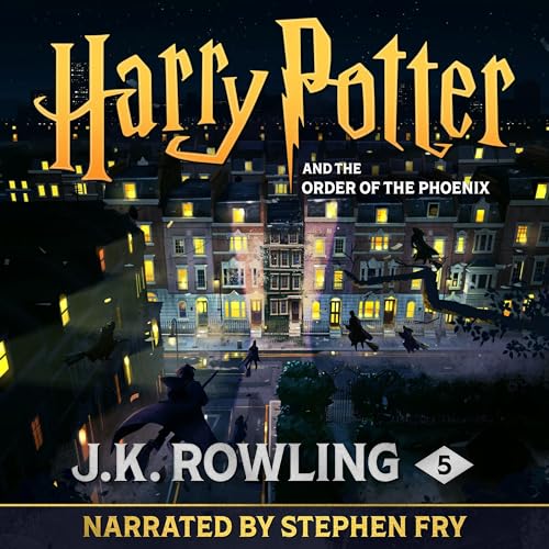 Page de couverture de Harry Potter and the Order of the Phoenix (Narrated by Stephen Fry)