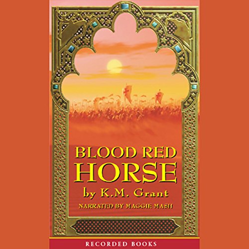 Blood Red Horse Audiolibro Por K.M. Grant arte de portada