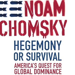 Hegemony or Survival Audiolibro Por Noam Chomsky arte de portada