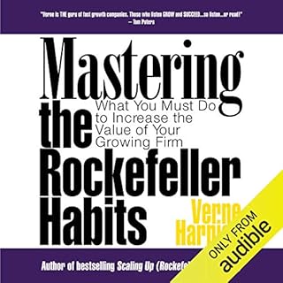 Mastering the Rockefeller Habits Audiolibro Por Verne Harnish arte de portada