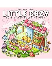 Little Cozy: Coloring Book for Adults and Teens Featuring Hygge Corners and Pocket Spaces, Easy and Cute Designs for Relaxation and Chill