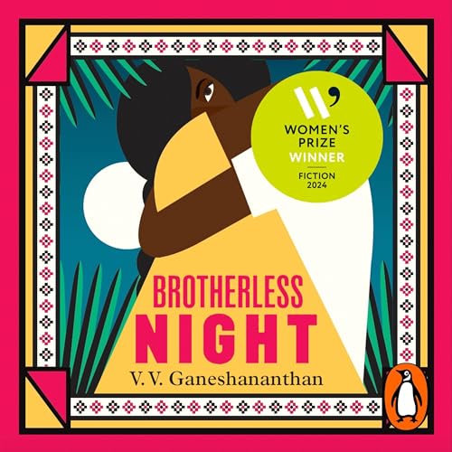 Brotherless Night Audiolibro Por V. V. Ganeshananthan arte de portada