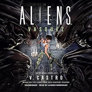 Aliens: Vasquez Audiolibro Por V. Castro arte de portada