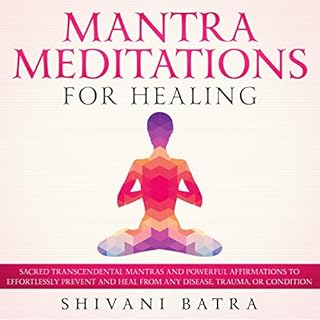 Mantra Meditations for Healing Audiolibro Por Shivani Batra arte de portada