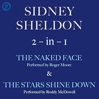 The Naked Face & The Stars Shine Down Audiolibro Por Sidney Sheldon arte de portada