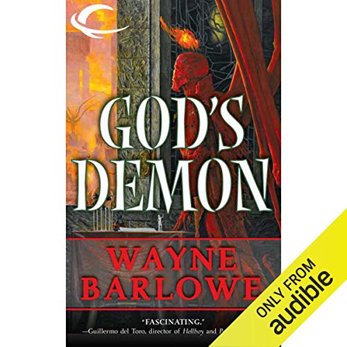 God’s Demon Audiolibro Por Wayne Barlowe arte de portada