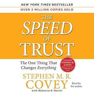 The Speed of Trust Audiolibro Por Stephen M. R. Covey arte de portada