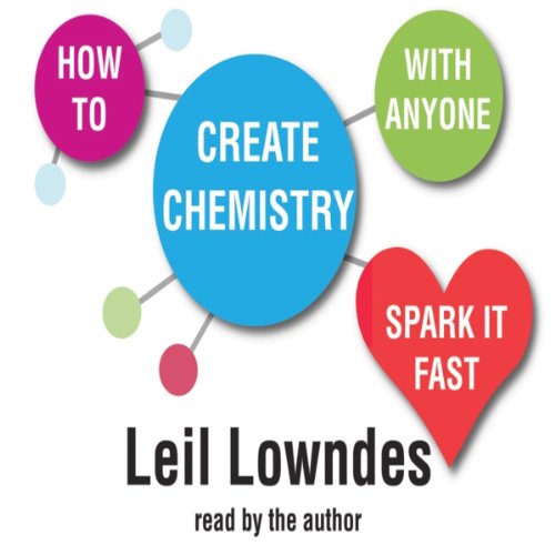 Diseño de la portada del título How to Create Chemistry With Anyone