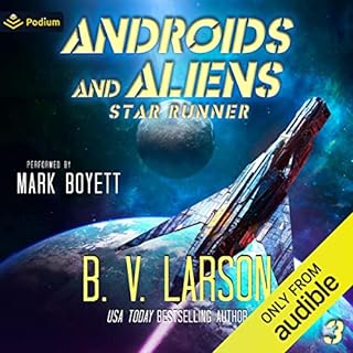 Androids and Aliens Audiolibro Por B.V. Larson arte de portada