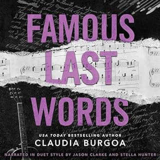 Famous Last Words Audiolibro Por Claudia Burgoa arte de portada