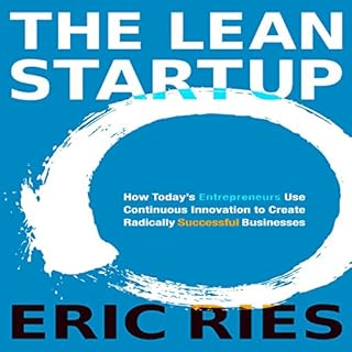 The Lean Startup Audiolibro Por Eric Ries arte de portada