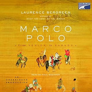 Marco Polo Audiolibro Por Laurence Bergreen arte de portada