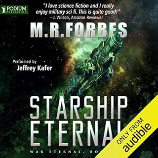 Starship Eternal Audiolibro Por M. R. Forbes arte de portada