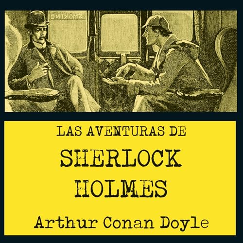 Diseño de la portada del título Las aventuras de Sherlock Holmes