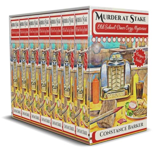 The Complete 7 Book Old School Diner Cozy Mystery Series Audiolibro Por Constance Barker arte de portada